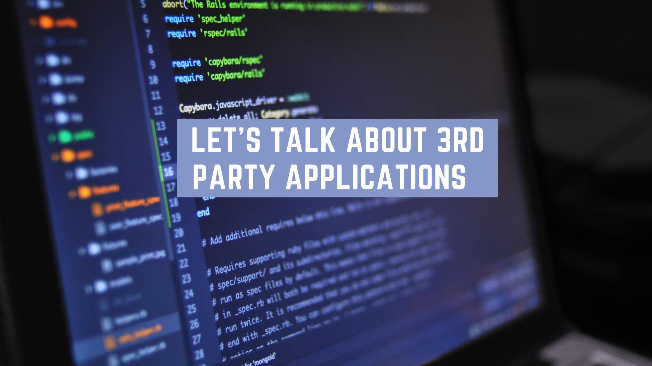 Are your 3rd party Applications Secure? - Wincourse ...